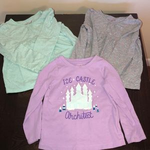 Cat and Jack Long sleeve tee Bundle (3T )